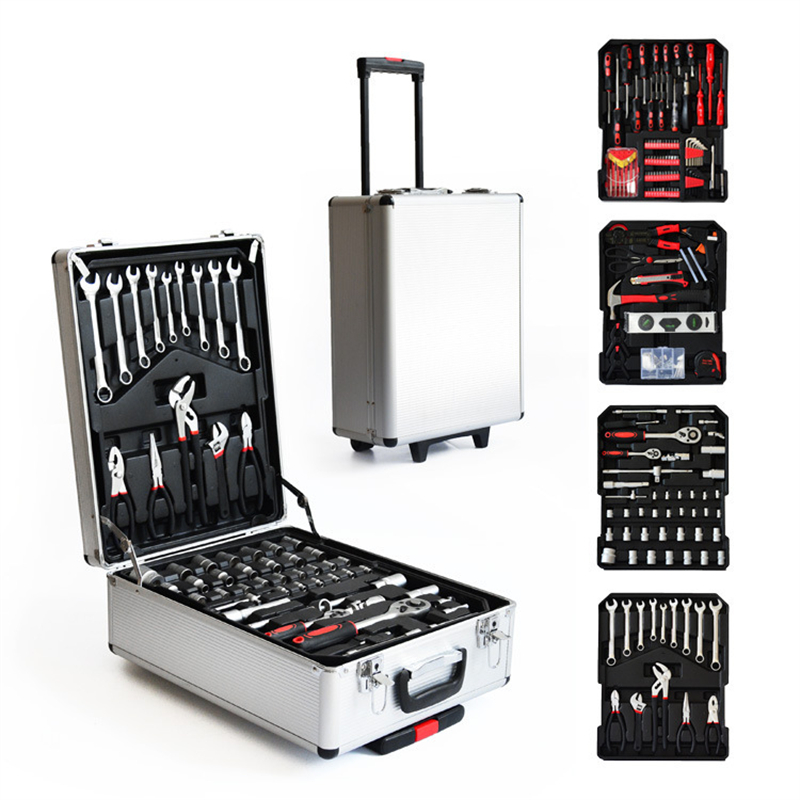 Wrench Set - 186 Parça Alüminyum Kılıflı Tekerlekli Tamirci