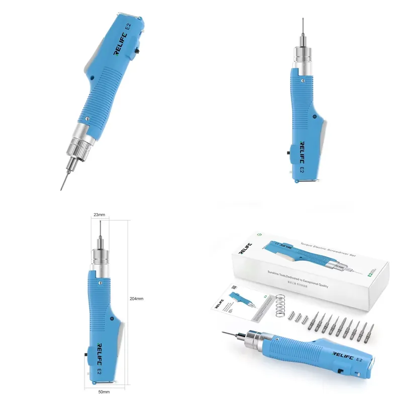 Screwdriver Set - RELIFE E2 Torklu Elektrikli Tornavida Seti