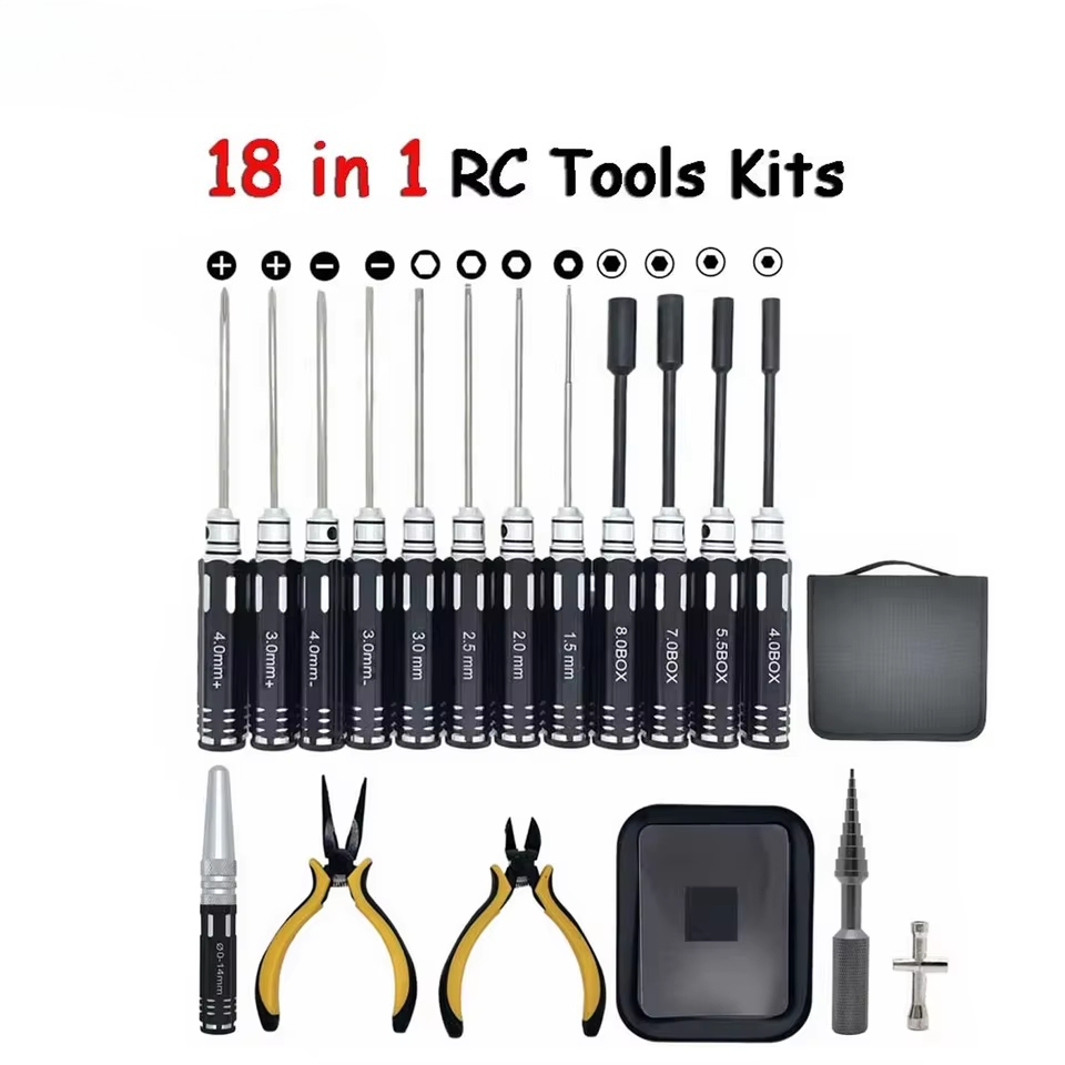 Screwdriver Set - RC Araç Seti: 18'i 1 Arada